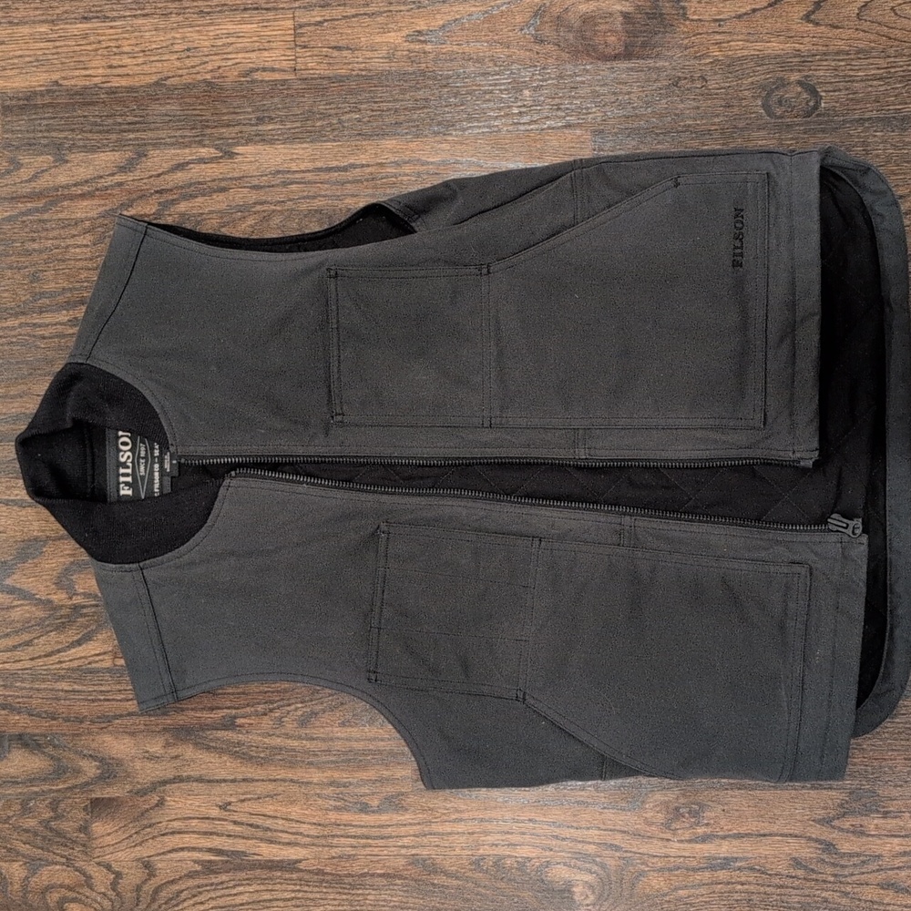 Filson Tin Cloth Primaloft Insulated Waxed Vest